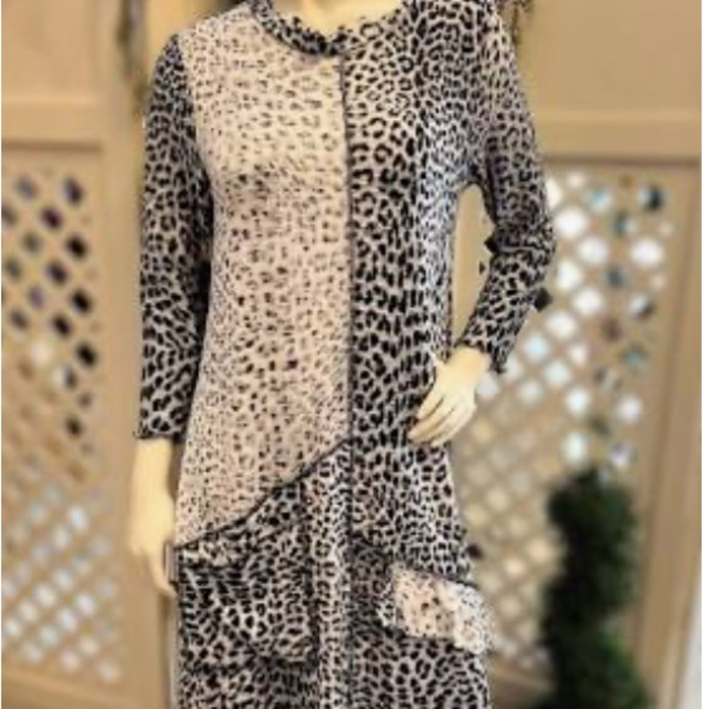 Leopard Print Maxi Dress
